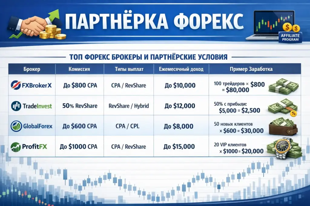 Партнерка на Форекс